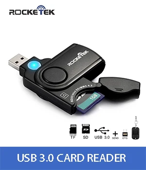 Rocketek usb 3,0 multi 2 в 1 памяти OTG Телефон card reader 5 Гбит/с адаптер для SD TF micro SD pc компьютер аксессуары ноутбуков