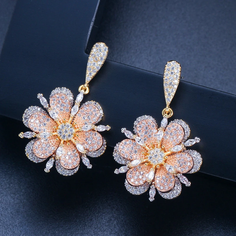 flower drop earrings-xiao2