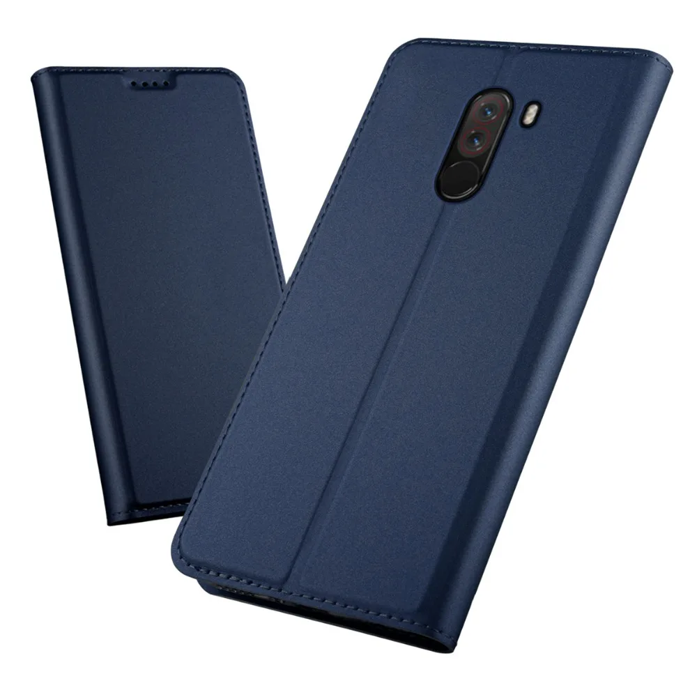 For Global Version Xiaomi POCOPHONE F1 POCO f1 Case PU Leather Flip Stand Wallet Case For Pocophone f1 Cover Card Slot Funda