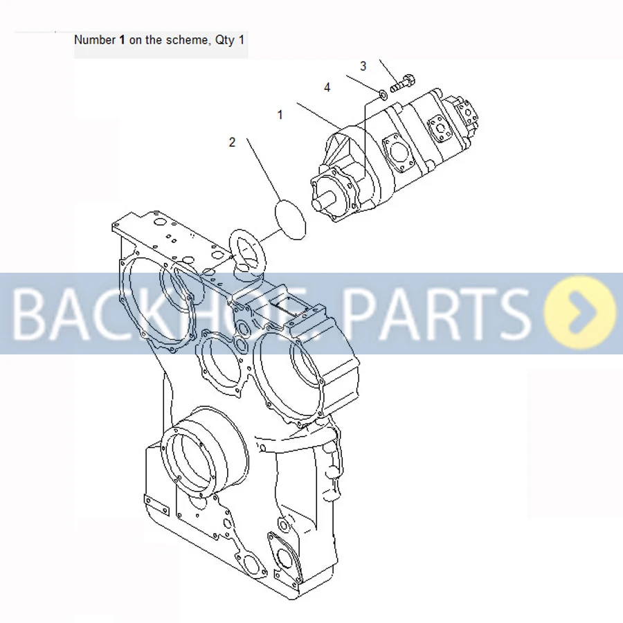 Гидравлический насос 705-58-44050 для бульдозер komatsu D375A-3D D375A-3 D375A-5D D375A-5