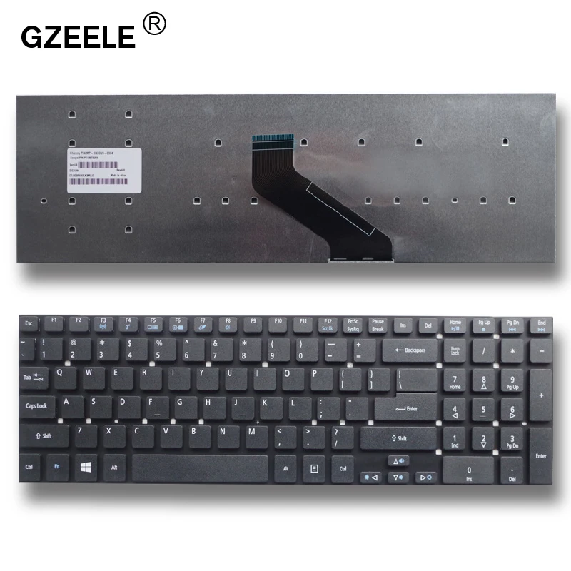  GZEELE English New Laptop Keyboard for Acer For Aspire V3-7710 V3-7710G V3-772G US Replace Keyboard
