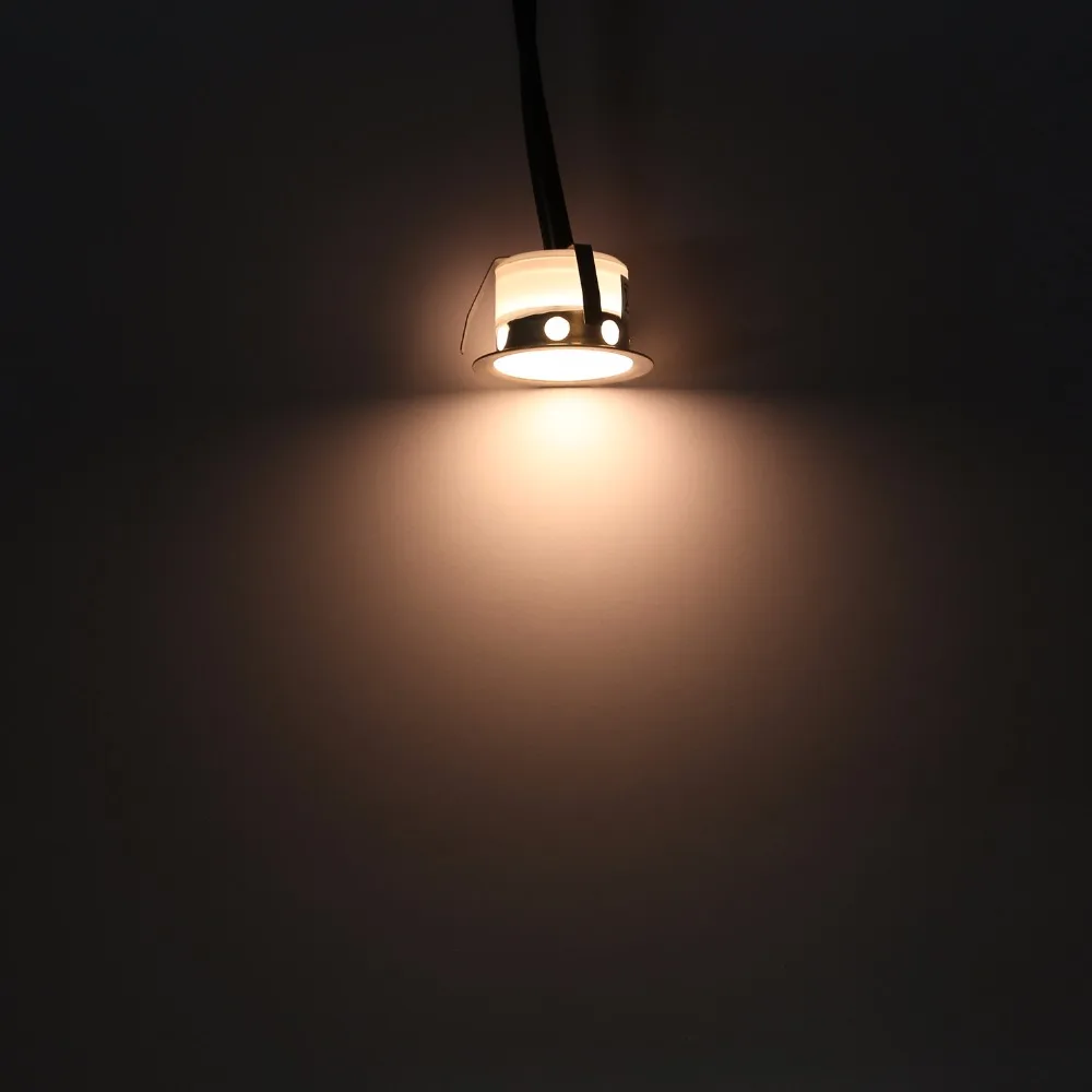 30 шт./партия 0,3 Вт тусклый светодиодный светильник для подземного освещения Светодиодный светильник для подземного освещения уличный потайной светильник 12 В для сада