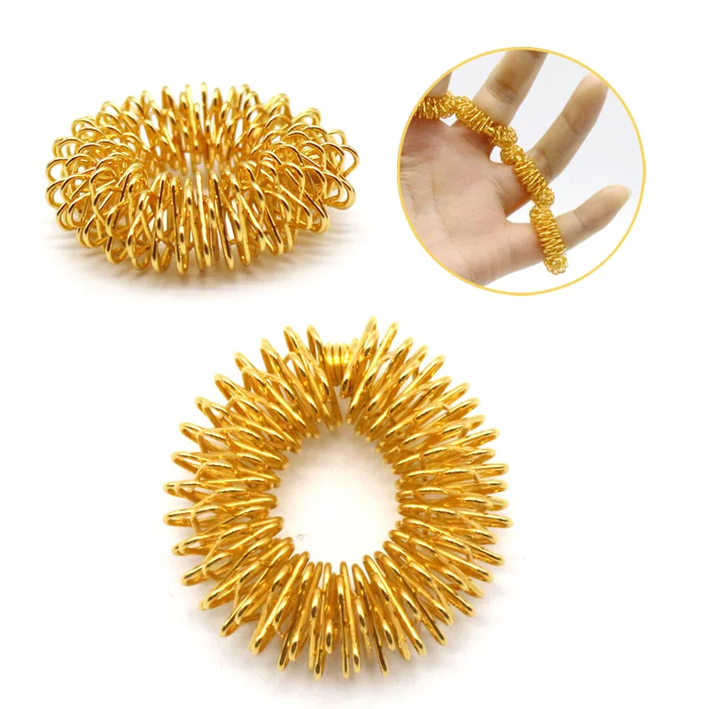 10pcs Hot Sale Massage Ring Finger Blood Circulation Finger Relaxation Massage Acupuncture Ring Health Care Finger Weight Loss
