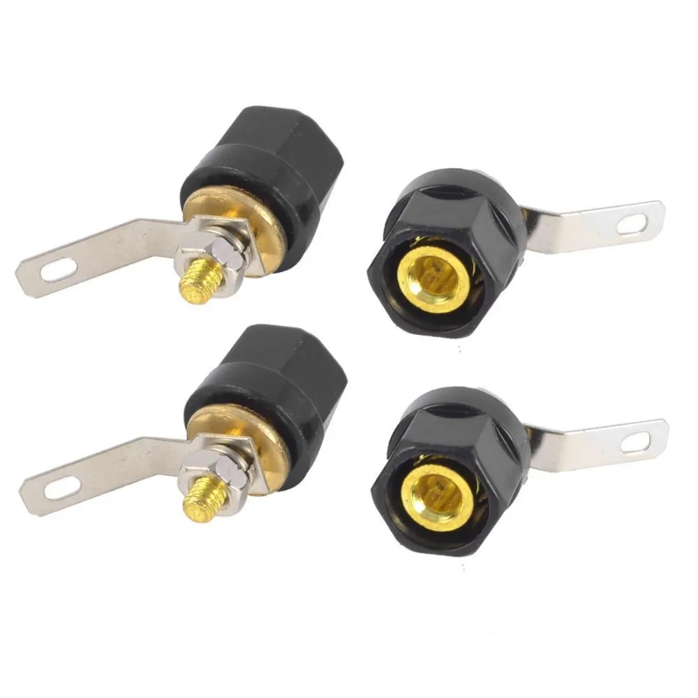 20pcs Red and black Hex Head Terminal Speaker Amplifier Screw BINDING