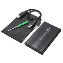 USB 2.0 HDD Case 2.5” inch 44 pin IDE External Storage HDD Hard Disk Drive Enclosure Case Box for Mac OS Notebook Laptop PC