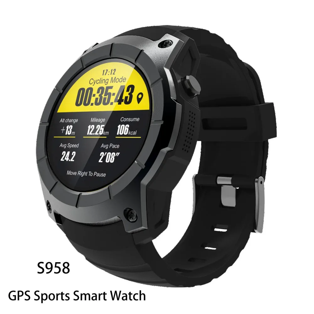 S958 GPS Smart Watch Multi function Sport Watch Heart Rate