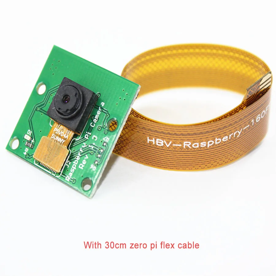 Raspberry Pi нулевой кабель камеры 5MP мини размер камеры видения для Raspberry Pi Zero W/Zero/Raspberry Pi 3 Model B+ модуль камеры - Цвет: with 30cm cable