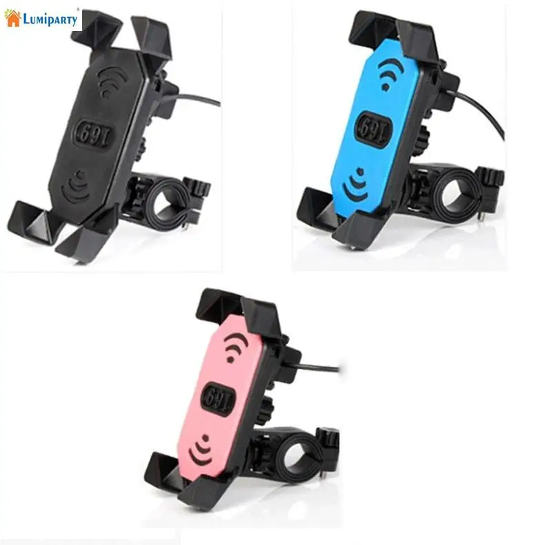 Adeeing Motorcycle Electric Car Bike Phone GPS Holder Clip with USB Charger Universal Application phone charger