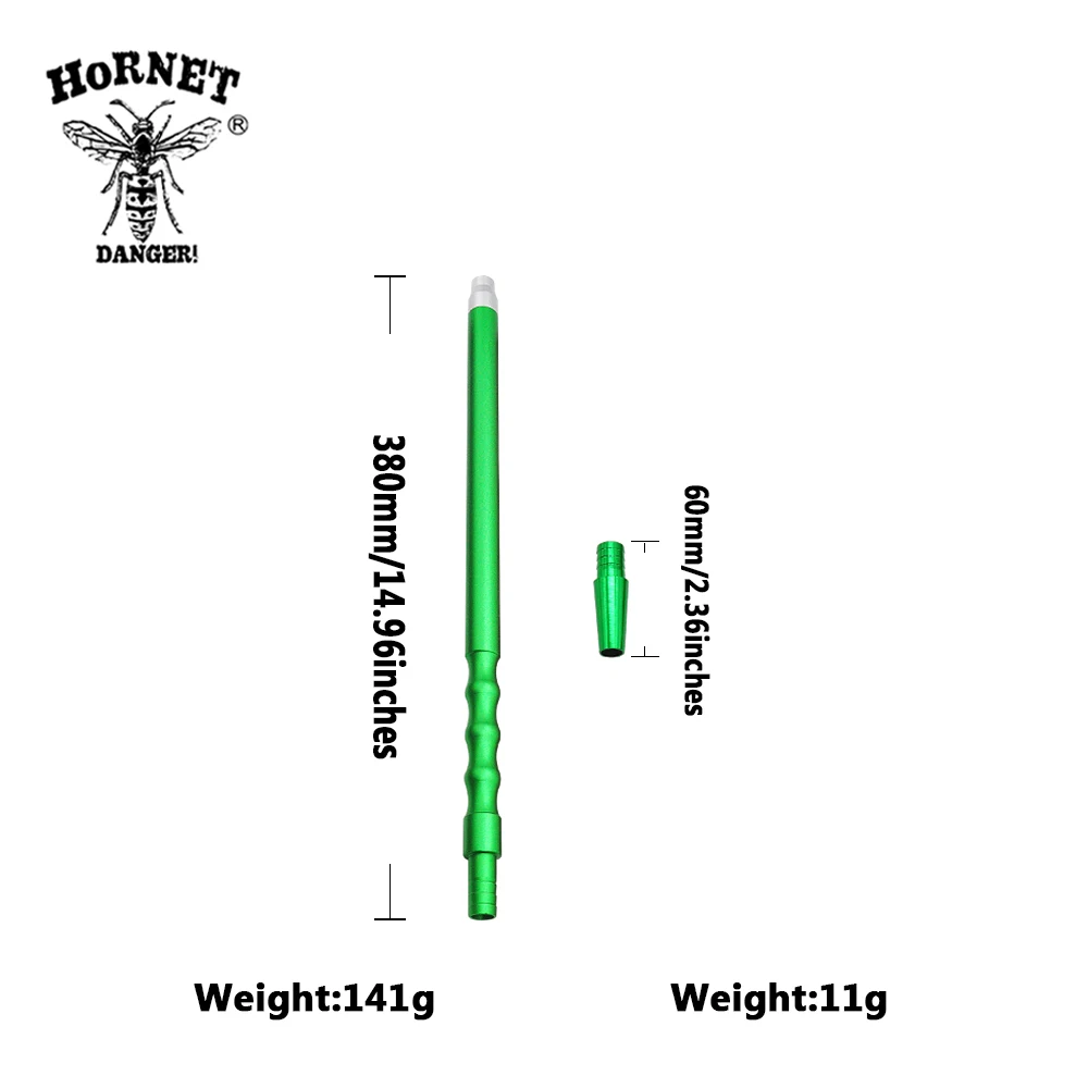 HORNET DANGER 400 мм шланг для алюминиевого кальяна стебель ручка металлический комплект мундштука для внутреннего диаметра 12 мм силиконовый кальян шланг"
