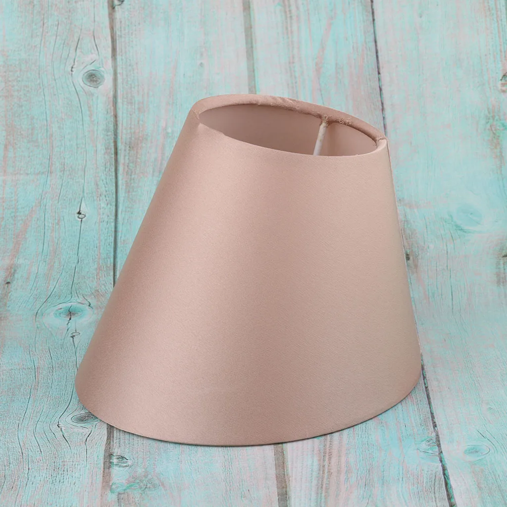 Baoblaze Cosy Warmth And Colour Lamp Cover, Solid Color with Fabric Luster Cloth Lampshade Light Accessories For Brief Style 