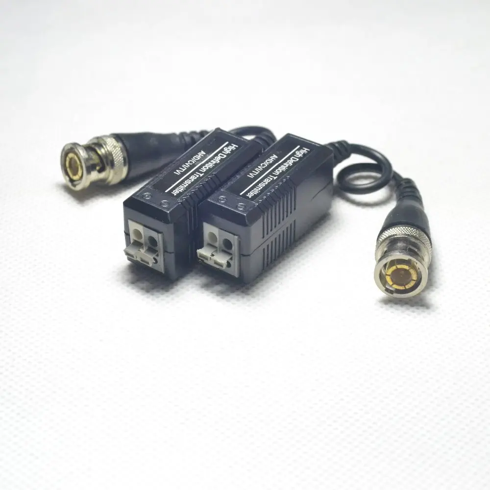 DHL(100 пар) HD AHD/CVI камера TVI CCTV видео трансформатор из bnc для UTP Cat5/5e/6 адаптер трансивера Поддержка 720 P/1080 P 200 м