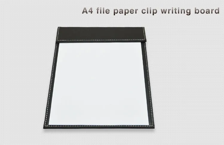 PITEBO А4 кожаный офисный стол файл зажим для бумаги чертеж и доска для письма планшет папка для файлов с зажимом для бумаги черный