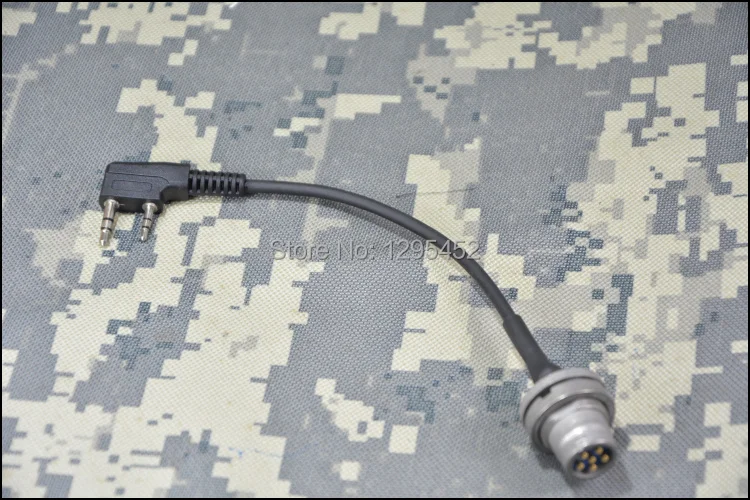 U-283/U 6PIN штекер к Kenwd K гнездо адаптера PRC152 PRC148 walkie talkie DIY разъем