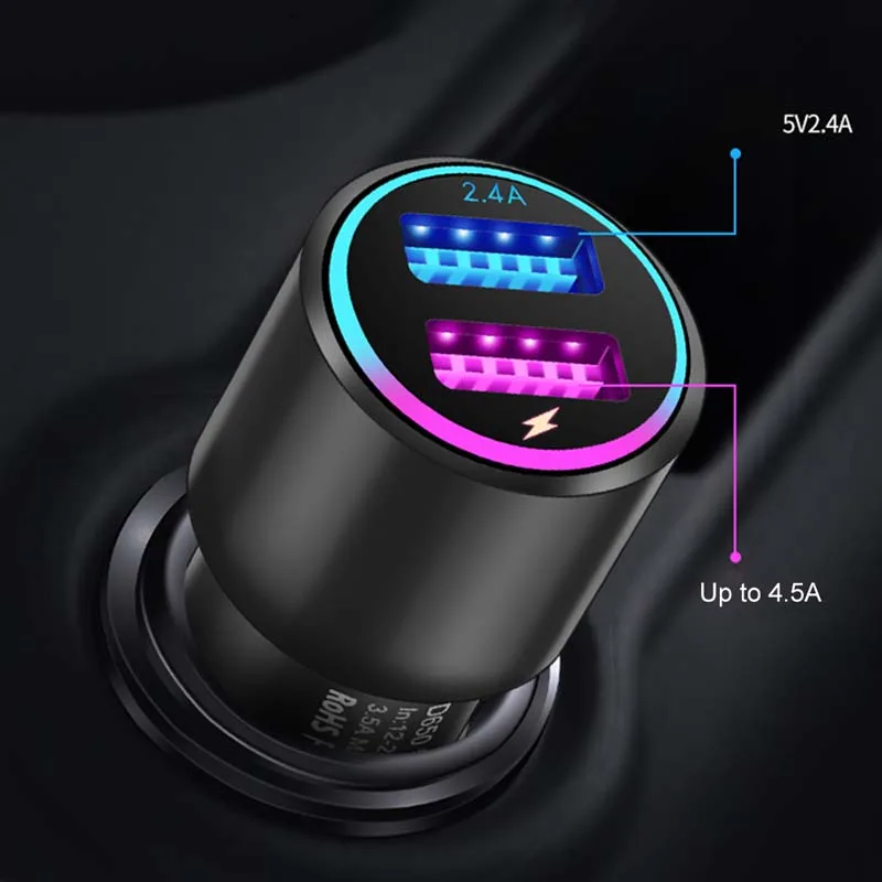 Dual USB Quick Charge QC 3,0 Автомобиля Зарядное устройство для iPhone Тип usb-C PD быстро Зарядное устройство мобильный телефон быстрое Зарядное устройство автомобиль-Зарядное устройство