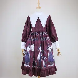 2019 ограниченное предложение Лидер продаж для ядовитых грибов оригинальный Лолита Прекрасный платье принцессы юбка, принты готический