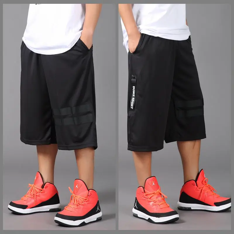 2019 New Men Baskateball Shorts Summer Casual Inner Mesh Thin Baggy Sport Skateboarder Low Crotch Loose Hip Hop Big Sizes | Мужская