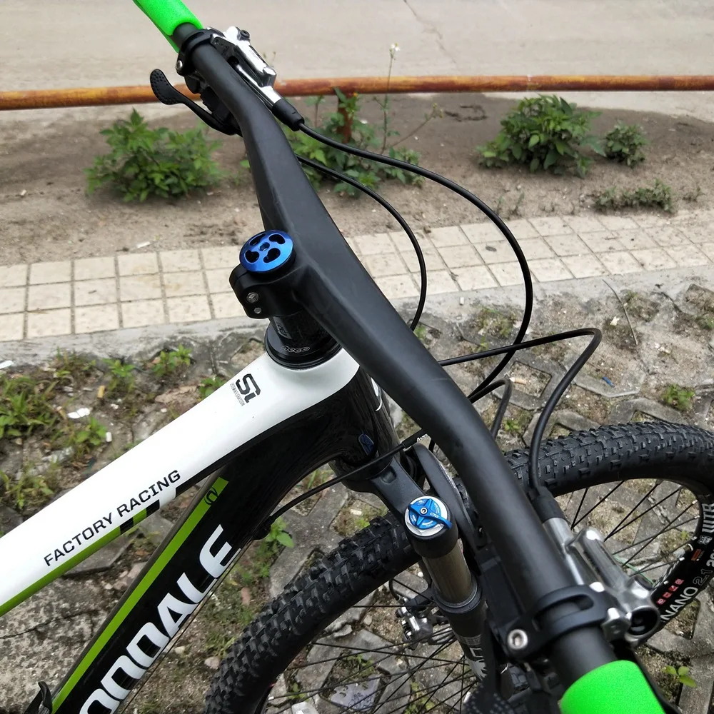 MTB углеродный Интегрированный руль со штоком BMX Руль для шоссейного велосипеда UD матовый ручки велосипеда 720/740/760 мм MTB руль