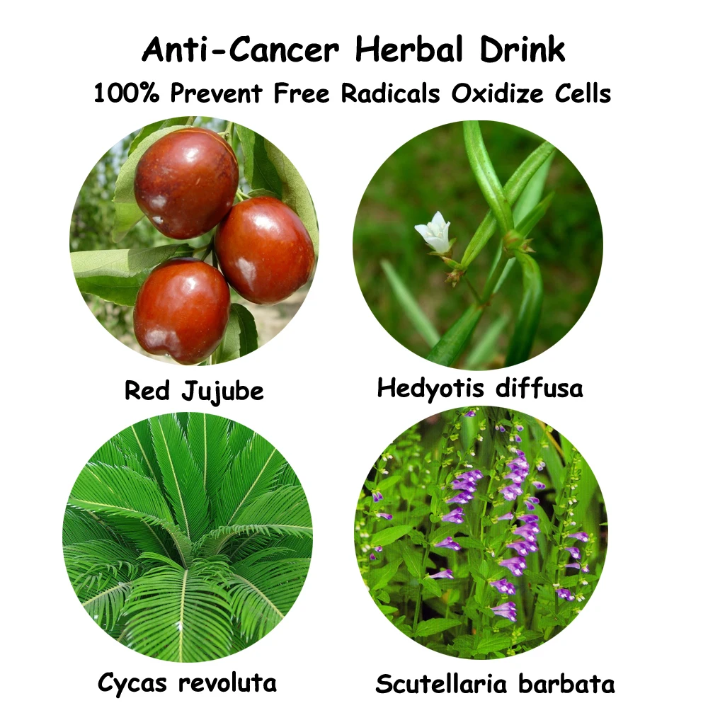 Anti cancer Herb Medicine Formula, Prevent Cancer Herbal Drink, Prevent