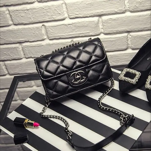 

Fashion Diamond Lattice Chain Shoulder Messenger Bags Channels Bags Purses and Handbags Channel Bags Crossbody Bags for Women