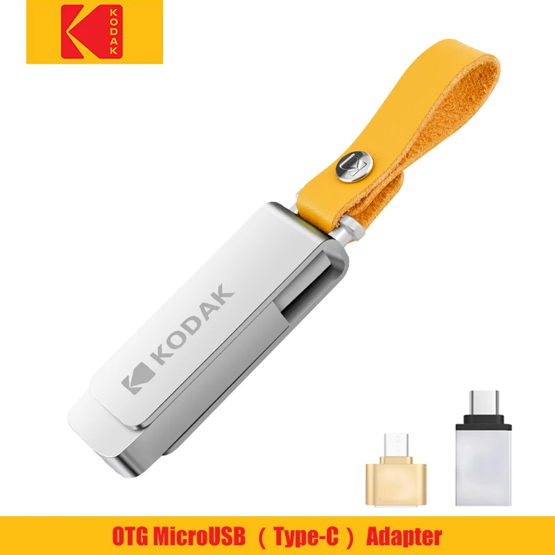 Kodak металлический USB3.1 флеш накопитель K133 pendrive 256 ГБ 128 Гб 64 32 оперативной памяти 16
