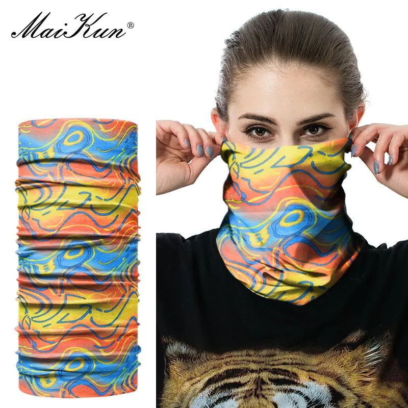 Maikun щарф ветрозащитный шарф-маска для велосипедиста УФ-защита маска для лица головной убор и шарф-маска для походов,альпинизма и рыбалки на открытом воздухе - Цвет: 8