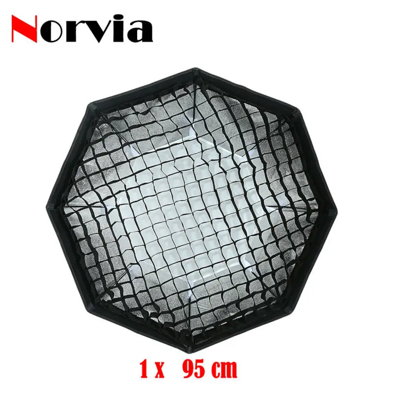 

Godox 95cm Bowens Photo Studio Honeycomb Grid Octagon Softbox Soft Box Strobe Head Speedlite Camera Flash Light Photography