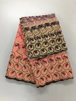 

Getzner Brocade Bazin Riche Factory Price African Bazin Riche Lace Fabric Fashionable Bazin Riche Getzner With Blouse New Design