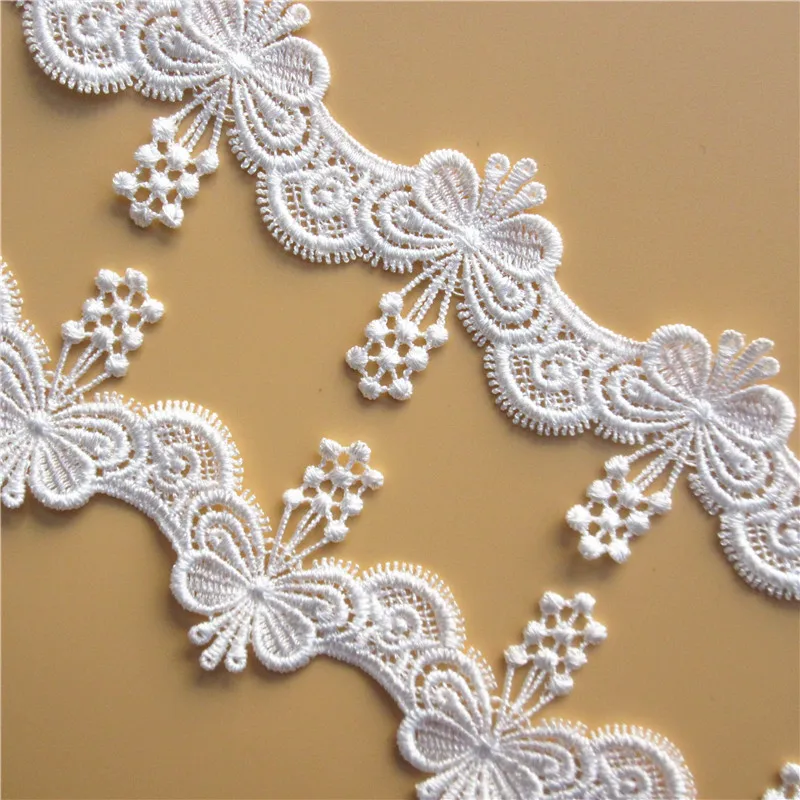 3 ярда винтажное кружевное платье с вышивкой бабочками|trim ribbon|ribbon appliquesembroidered lace |