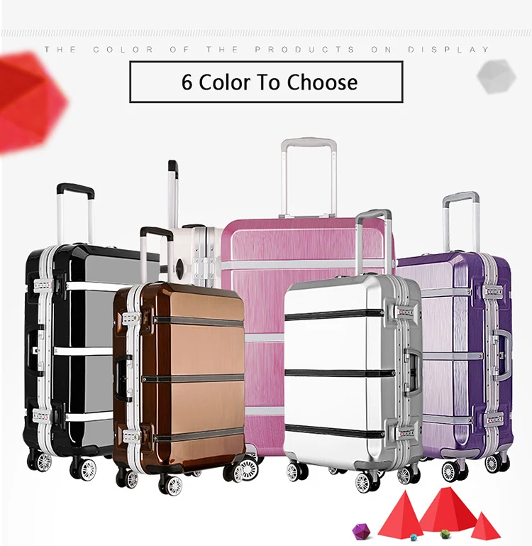 Letrend Новая мода 24 29 дюймов тележка для багажа на колесах сумка алюминиевая рама 20' женская сумка-интернат чемоданы Путешествия сумка багажник коробка