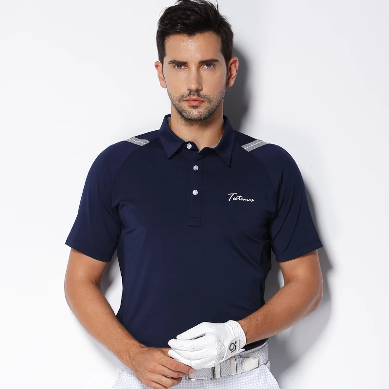 Teetimes New Arrival Men Golf Polo Shirts Summer Quick Dry Breathable Short Sleeved T-shirt Outdoor Sport Golf apparel цена Teetimes New Arrival Men Golf Polo Shirts Summer Quick Dry Breathable Short Sleeved T-shirt Outdoor Sport Golf apparel цены онлайн