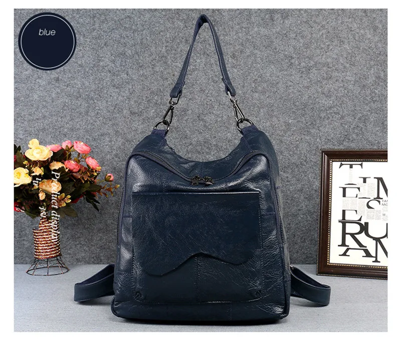 Pyaterochka, рюкзак из натуральной кожи, Женская сумочка, корейская мода, винтажная Роскошная задняя Сумка,, известный бренд, женский рюкзак