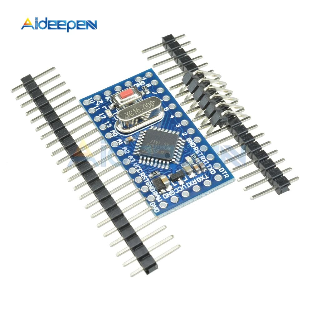 Модуль Pro Mini 5V Atmega168 Atmega168P 16M 16 МГц для Arduino Nano Micro control Control Board Замена платы