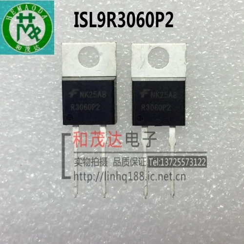 

Оригинальный Новый 5 шт./ISL9R3060P2 R3060P2 600 в 30A to220-2 to-220-2