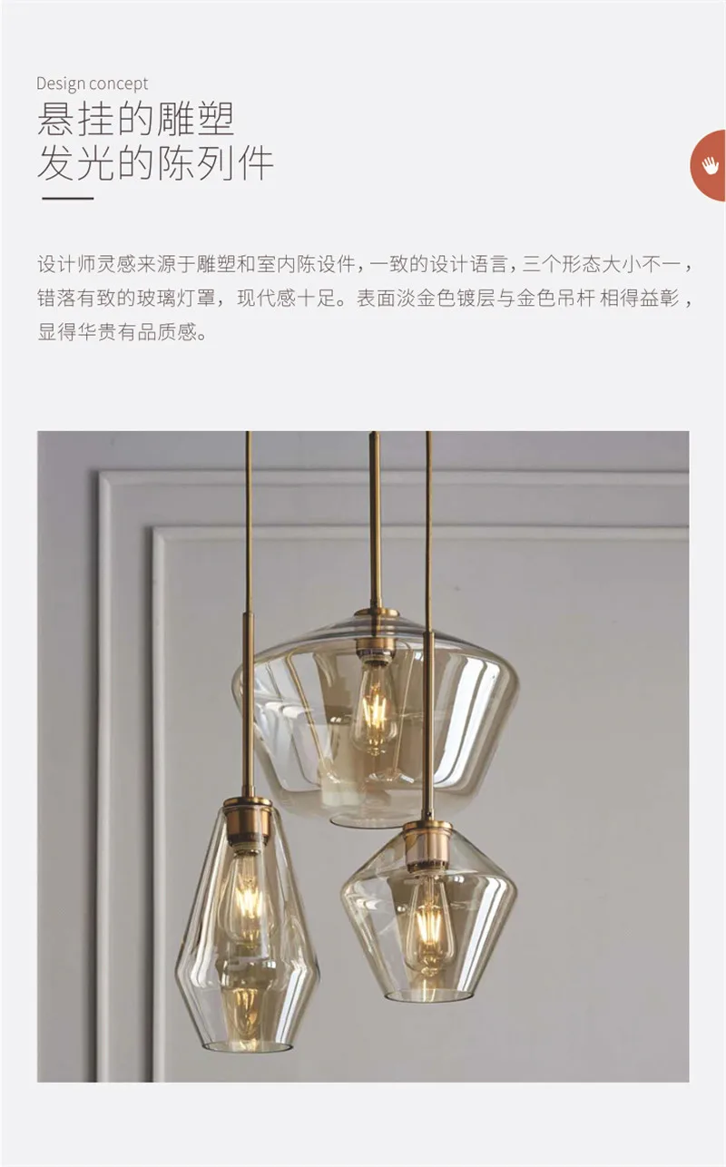 Moderno com Lâmpada Sala de Estar Luminária Pendente Estilo Nórdico Candelabro Led Loft Cozinha Restaurante Quarto E26 E27 5 Luminária pendente estilo nórdico, candelabro moderno com