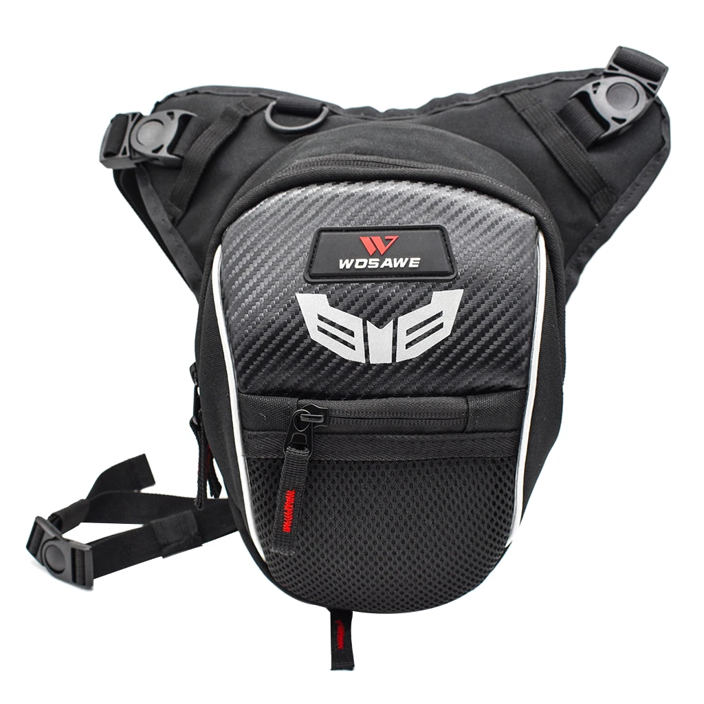 Flash Deal Perfeclan Reflective Oxford Drop Leg Bag Motorcycle Riding Thigh Bag Pouch Pockets Hiking Climbing Wallet Key Tools Working Bag 2