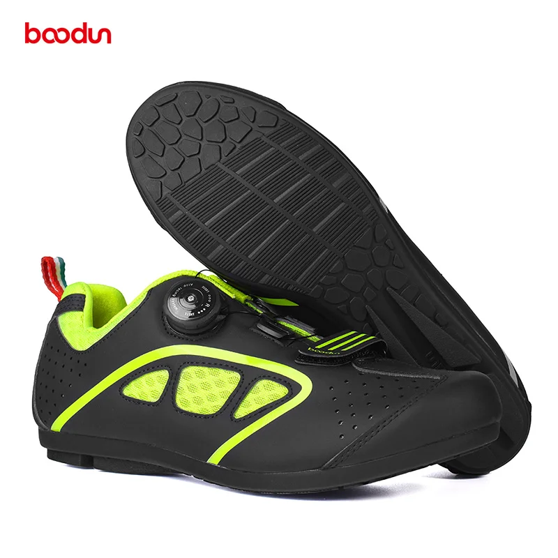 Boodun profesional transpirable no bloqueo bicicleta de montaña bicicleta de carretera ciclismo hombres zapatos atléticos zapatillas ciclismo mtb