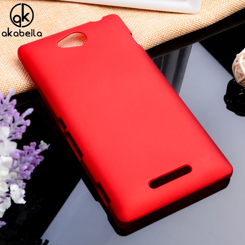 

AKABEILA Phone Covers Cases For Sony Xperia C S39h C2305 Case Back Cover Plastic Protective Shell For Sony Xperia C S39h Capa
