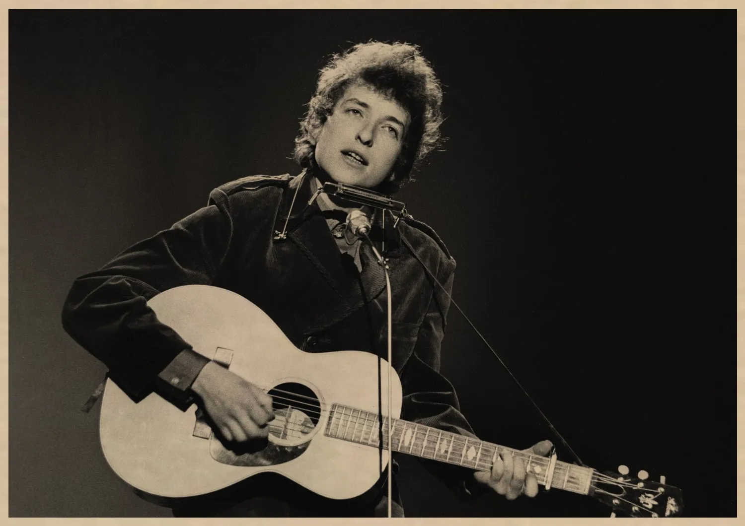 Bob Dylan poster  kraft paper posters decorative painting folk poet bar wall paintings retro poster  wall sticker 1001