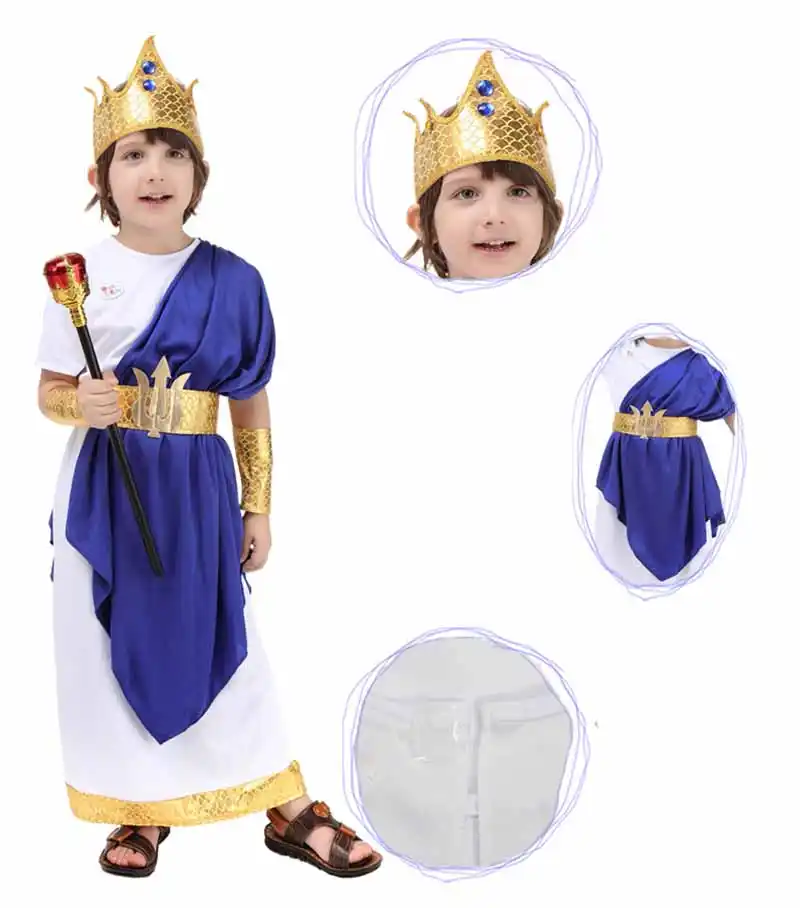 poseidon costume boy