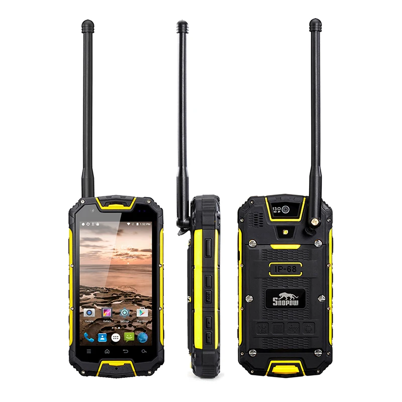Snopow M5P IP68 Waterproof 4G LTE android 5.1 Smartphone Walkie Talkie RAM 2GB ROM 16GB NFC OTG 13.0MP 4.5