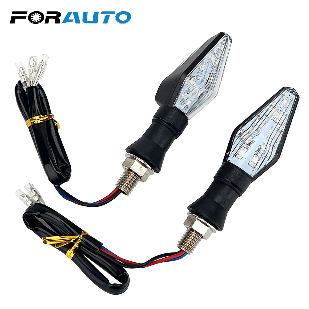 FORAUTO 1 пара индикатор светильник светодиодный Поворотная сигнальная лампа синий