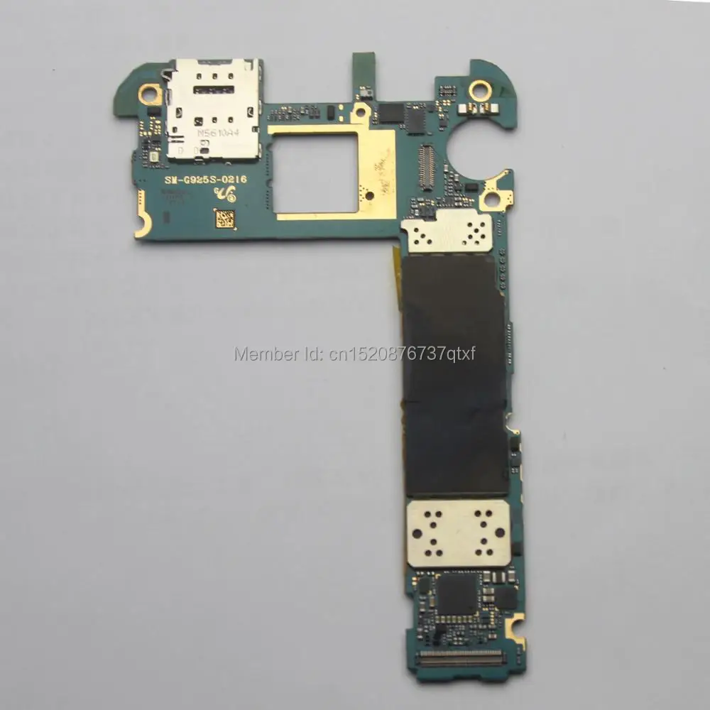  Main Motherboard Unlocked For Samsung Galaxy S6 Edge G925S (Korean board)32GB