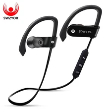 SWZYOR S09 Sports Bluetooth Headphone Stereo SweatProof Wireless Earphone Ear-Hook Earpiece Bass Headset With Mic for SmartPhone