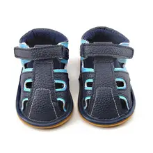 MUQGEW/кожаные сандалии для маленьких мальчиков; обувь для младенцев; сандалии для маленьких мальчиков с закрытым носком; сандалии для маленьких мальчиков;# XTN