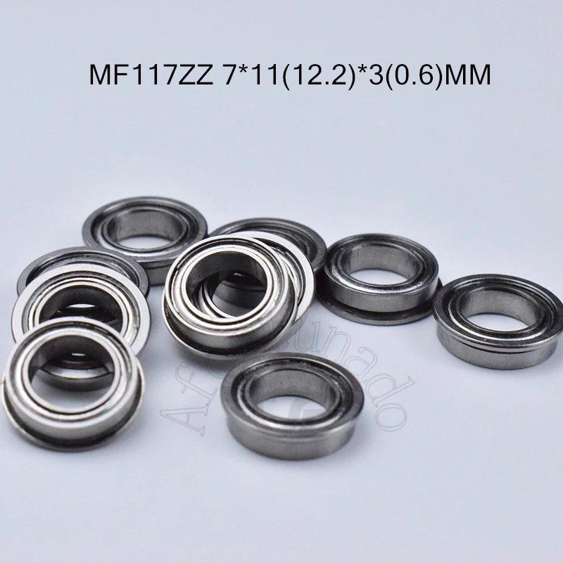 

Фланцевый подшипник 7*11 (12,2) * 3 (мм) MF117ZZ, 10 шт.