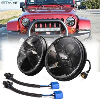 

1 pair 7inch 30W High low beam Led Headlight with day running light&Turn Signal for Jeep Wrangler
