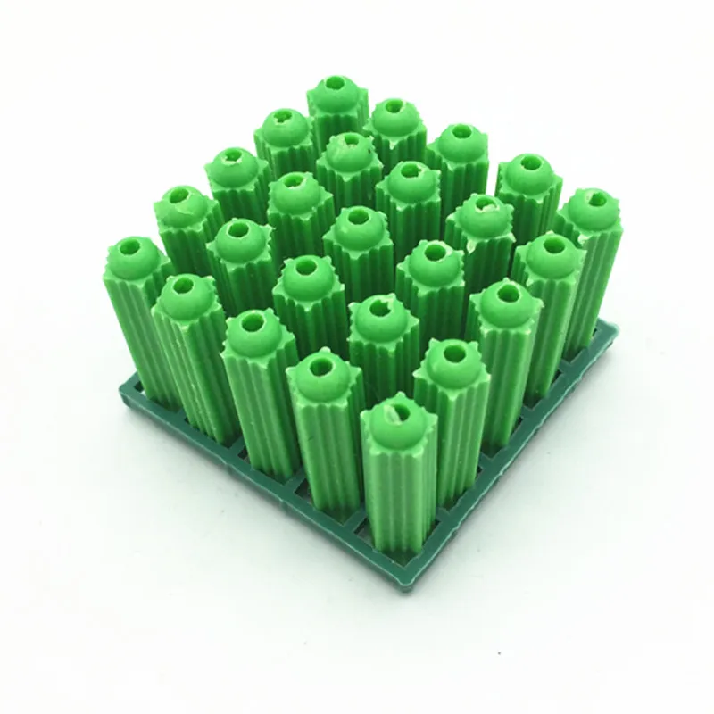 

100pcs Green Masonry Screw Fixing Wall Anchor Plugs Wall Drywall Plastic Anchor Wall Plug Masonry Drill Dry Wall Plugs M6;M8