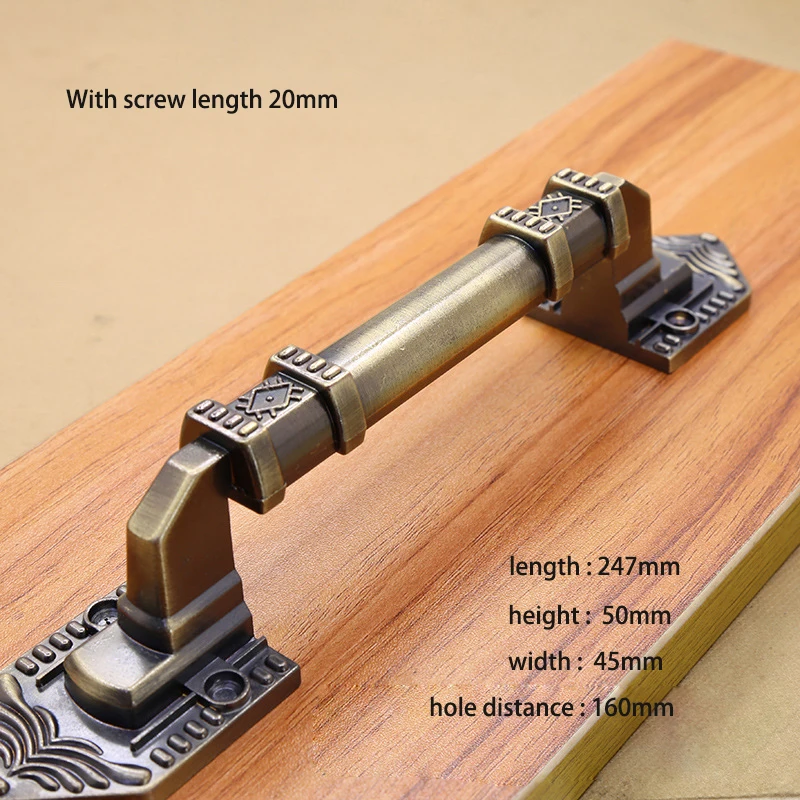 Европейские стильные раздвижные деревянные дверные ручки в античном стиле, дверные ручки и ручки для межкомнатных дверей, винтажные