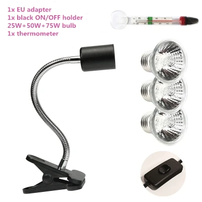 3 lamps black holder
