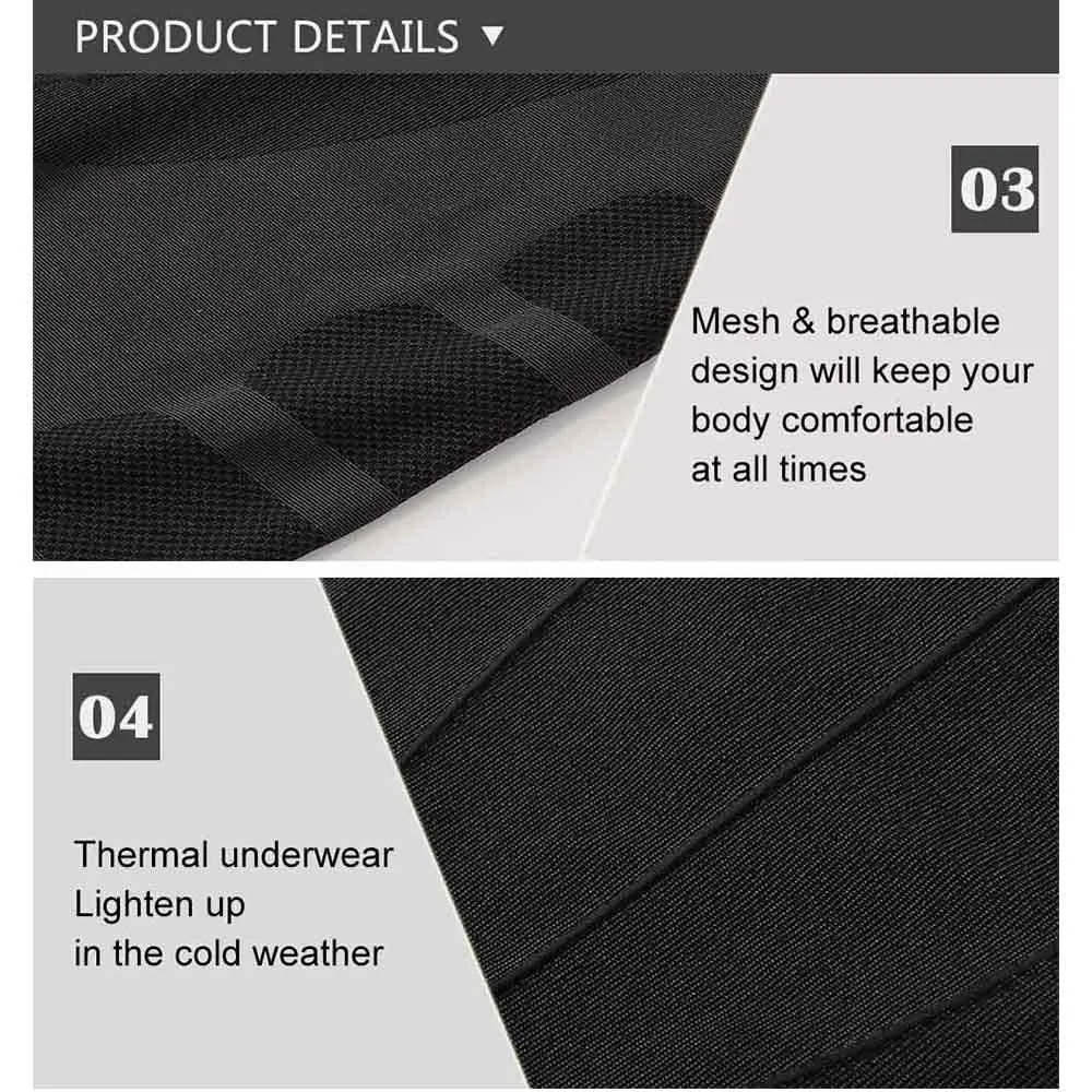 Feelingirl Male Elastic Winter Thermal Underwear Sets Tights Warm Quick Dry Compression Fleece Sweat Men Clothing Long Johns Feelingirl Male Elastic Winter Thermal Underwear Sets Tights Warm Quick Dry Compression Fleece Sweat Men Clothing Long Johns